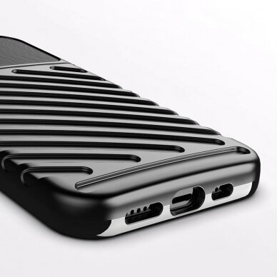 Iphone 13 Dėklas Thunder Case Flexible Tough Rugged  Žalias 12