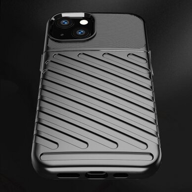 Iphone 13 Dėklas Thunder Case Flexible Tough Rugged  Žalias 7