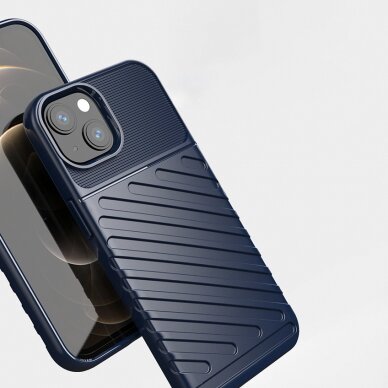 Iphone 13 Dėklas Thunder Case Flexible Tough Rugged  Žalias 8