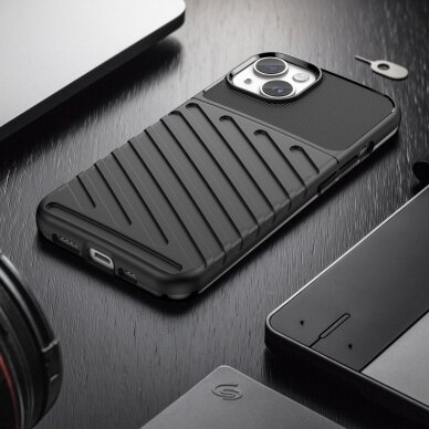 Iphone 14 Plus Dėklas Thunder Case  Juodas 6