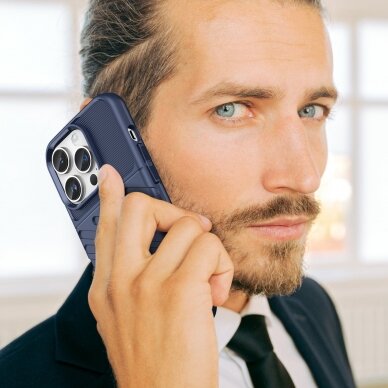 Iphone 14 Pro Dėklas Thunder Case  Mėlynas 6