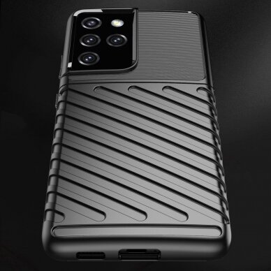 Dėklas Thunder Case Samsung Galaxy S23 Ultra juodas 4