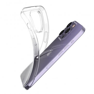 Dėklas Ultra Clear iPhone 15 Pro Permatomas 2