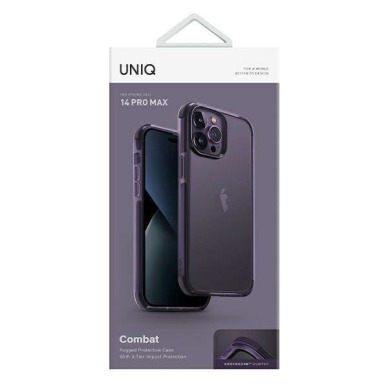 Dėklas Uniq case Combat iPhone 14 Pro Max Purpurinis 1