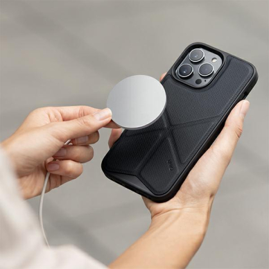 Dėklas Uniq case Transforma iPhone 14 Pro Magclick Charging Juodas 10