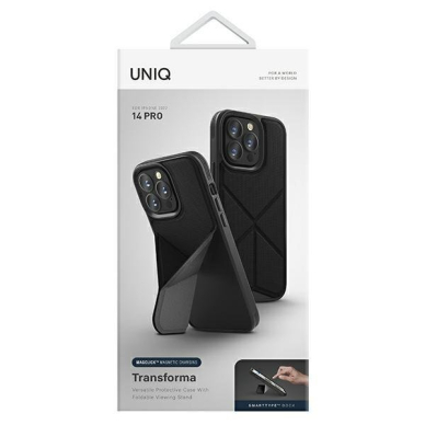Dėklas Uniq case Transforma iPhone 14 Pro Magclick Charging Juodas 13