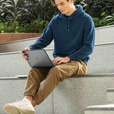 Dėklas Uniq case Venture MacBook Air 13" (2018-2022) Juodas 2