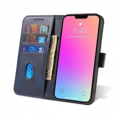 Dėklas Wallet Case Samsung A556 A55 5G mėlynas 1