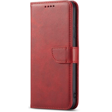 Dėklas Wallet Case Xiaomi Redmi 14C raudonas