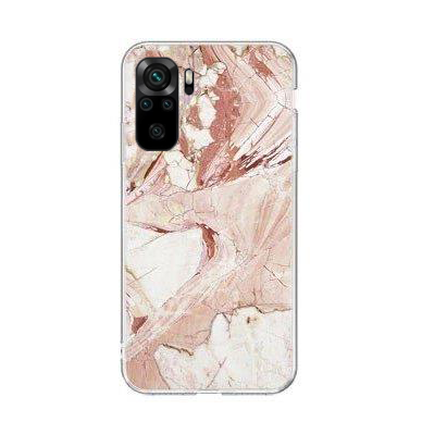 Dėklas Wozinsky Marble Xiaomi Redmi Note 10 5G / Poco M3 Pro rožinis
