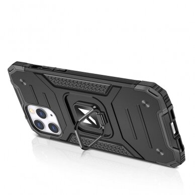 Iphone 13 Dėklas Wozinsky Ring Armor Case  juodas 3