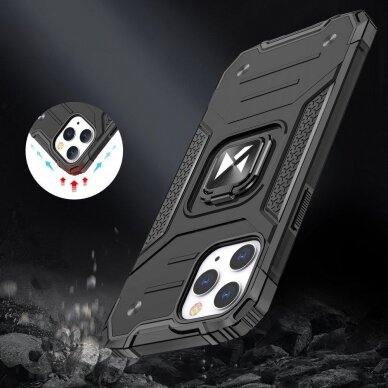 Iphone 13 Pro Max Dėklas Wozinsky Ring Armor Case  mėlynas 6