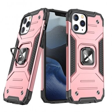 Iphone 13 Dėklas Wozinsky Ring Armor for  rožinis