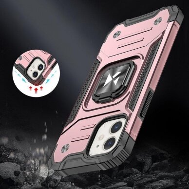 Iphone 14 Dėklas Wozinsky Ring Armor  Auksinis 6