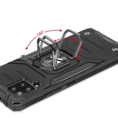 Dėklas Wozinsky Ring Armor Kickstand Samsung Galaxy A42 5G black 4