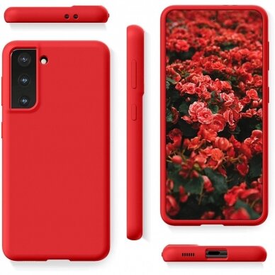 Dėklas X-Level Dynamic Samsung S22 raudonas  2