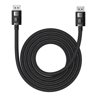 DisplayPort 8K 60Hz cable 1m Baseus High Definition Series - Juodas