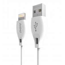 Dudao USB / Lightning data charging kabelis 2.1A 1m Baltas (L4L)