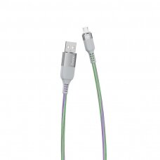 Dudao USB - microUSB Flowing Light data cable 5 A 1m - Pilkas