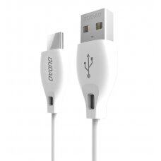 Dudao USB Type C data charging kabelis 2.1A 1m Baltas (L4T 1m baltas)