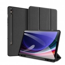 Dux Ducis Domo Samsung Galaxy Tab S9 FE Dėklas su stovu - Juodas