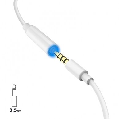 Dudao Adapteris Iš Lightning Į Ausinių Lizdą 3,5 mm (female) baltas (L16i baltas) (ctz220) 3