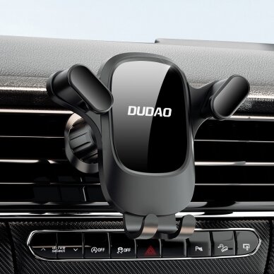 Dudao F5Pro air vent car phone holder - black 5