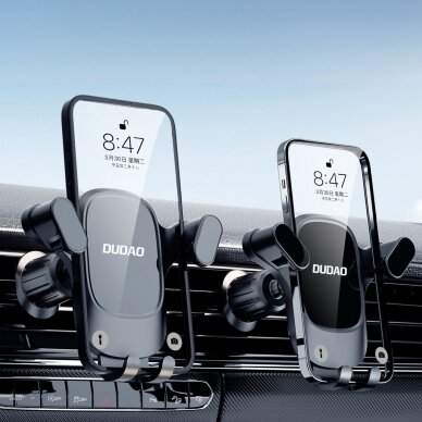 Dudao F5Pro air vent car phone holder - black 8