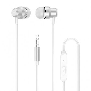 Dudao in-ear earphone 3,5 mm mini jack headset with remote control white (X10 Pro white)