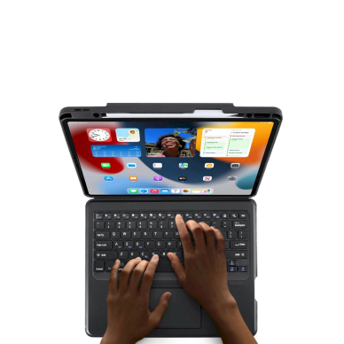 Dux Ducis DK Series Bluetooth Dėklas klaviatūra Apple iPad Pro 12.9 (2020/2021/2022) - Juodas 3