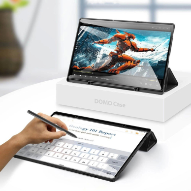 Dux Ducis Domo foldable cover skirtas tablet with Smart Sleep function Samsung Galaxy Tab S8/S9 Ultra stand Juodas 14