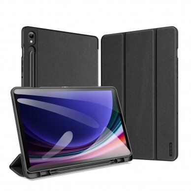 Dux Ducis Domo Samsung Galaxy Tab S9 FE Dėklas su stovu - Juodas 1