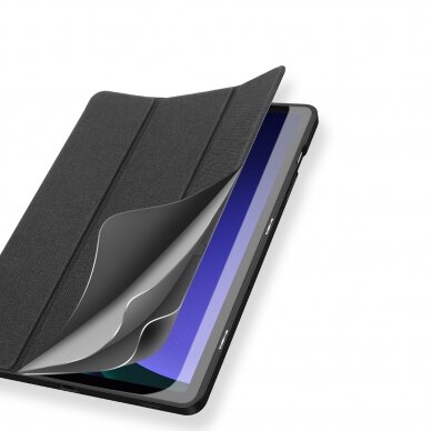 Dux Ducis Domo Samsung Galaxy Tab S9 FE Dėklas su stovu - Juodas 5