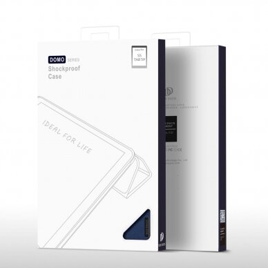 Dux Ducis Domo Samsung Galaxy Tab S9 FE Dėklas su stovu - Mėlynas 11