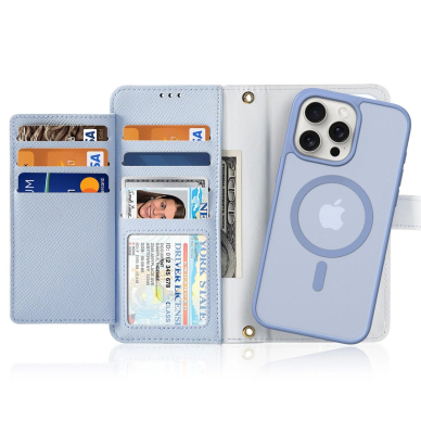 Dux Ducis Lawa odinis dėklas iPhone 15 Pro - mėlynas 1