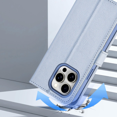 Dux Ducis Lawa odinis dėklas iPhone 15 Pro - mėlynas 10