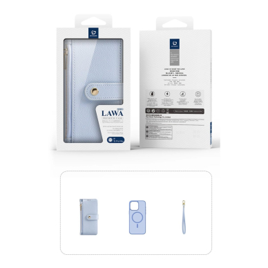 Dux Ducis Lawa odinis dėklas iPhone 15 Pro - mėlynas 3