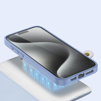 Dux Ducis Lawa odinis dėklas iPhone 15 Pro - mėlynas 5