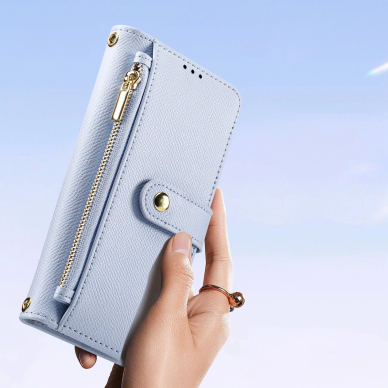 Dux Ducis Lawa odinis dėklas iPhone 15 Pro - mėlynas 9