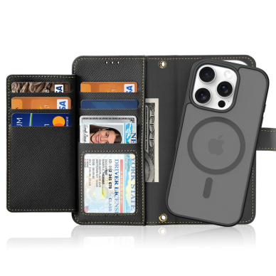Dux Ducis Lawa odinis dėklas iPhone 16 Pro Max - juodas 1
