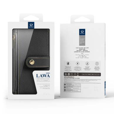 Dux Ducis Lawa odinis dėklas iPhone 16 Pro Max - juodas 11
