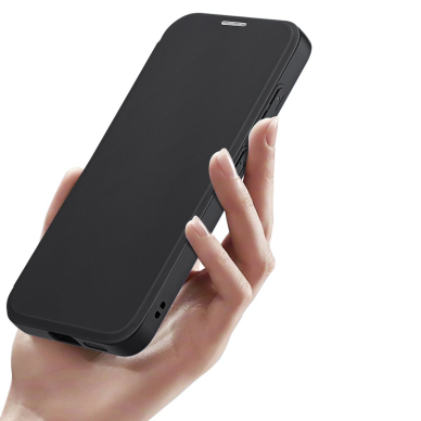 Dux Ducis Skin X Pro Dėklas skirtas Samsung Galaxy S25+ with MagSafe and Piniginės tipo - Juodas 6