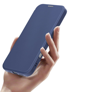 Dux Ducis Skin X Pro iPhone 16 dėklas su MagSafe ir atverčiamu dangteliu - mėlynas 5