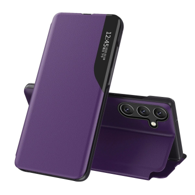 Eco leather view pastatymo funkcija Samsung Galaxy A36 - violetinis