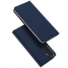 Eko odos atverčiamas dėklas Dux Ducis Skin Pro Samsung S921 S24 tamsiai mėlynas