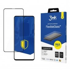 Ekrano apsauga 3mk FlexibleGlass Max Samsung Galaxy A52 4G/5G A52s 5G Juodais kraštais
