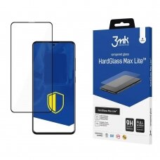 Ekrano apsauga 3mk HardGlass Max Lite Samsung Galaxy A51/A52 4G/5G A52s 5G Juoda