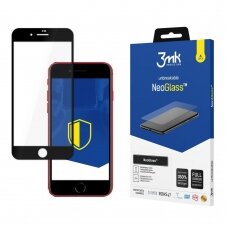 Ekrano apsauga 3mk NeoGlass Apple iPhone SE 2020/2022 Juodais kraštais