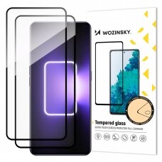 Ekrano apsauga Wozinsky Full Glue Tempered Glass Realme GT Neo 5 / Realme GT3 Juodais kraštais 2vnt.