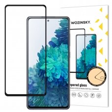 Ekrano apsauga Wozinsky Full Glue Tempered Glass Samsung Galaxy A52s 5G / A52 5G / A52 4G Juodais kraštais (tinka su dėklu)